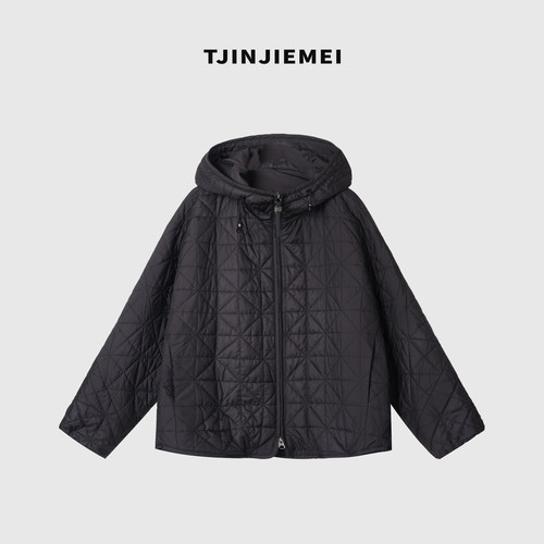 T井姐妹【小方糖】设计感休闲百搭连帽短款棉服外套WT2608-TJ1010
