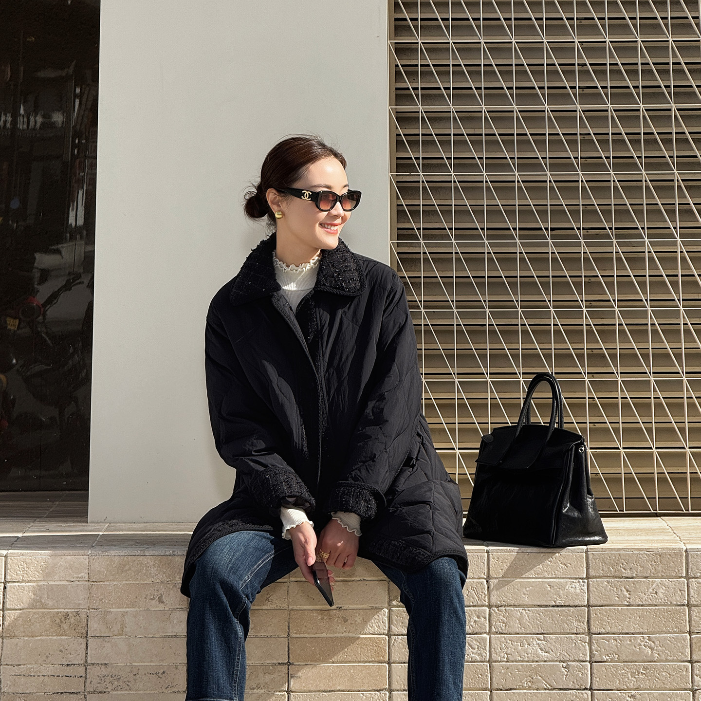 T井姐妹【香颂】设计感精致保暖香风鹅绒服YRF2510-TJ586