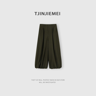 T井姐妹【灯笼裤】设计感阔腿显瘦时尚休闲裤子KZ2603-DFT8606