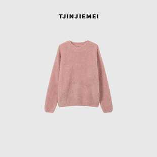 M2518 设计感柔软无压松弛显瘦气质致毛衣MY2509 T井姐妹 樱花