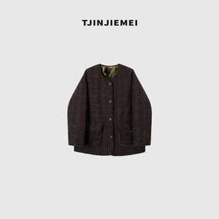 设计感羽绒外套WT2509 新款 TJ530 沉香 T井姐妹