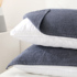 Shashe cotton gauze Japanese pillow towel cotton plaid male and female students single pillow towel a pair of thickened household