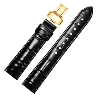 亮面漆皮表带女款代用格雅美度飞亚达铁达时卡西欧芙丽真皮手表链