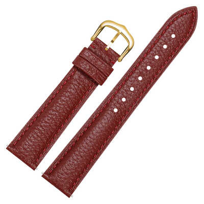 坦克荔枝纹牛皮快拆手表带男女