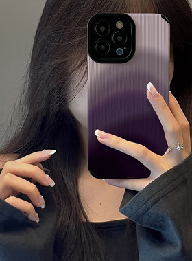 DZ华鹃适用opporeno15手机壳新款reno13硅胶reno14渐变reno7紫色reno6女款reno8全包4防摔简约pro高级感套