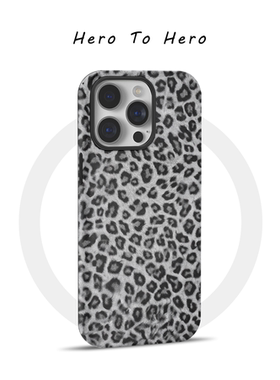 DZ华鹃适用苹果17promax手机壳新款ins复古菲林iPhone16灰色豹纹15Pro全包防摔14创意13高级感12女款11硬壳xs