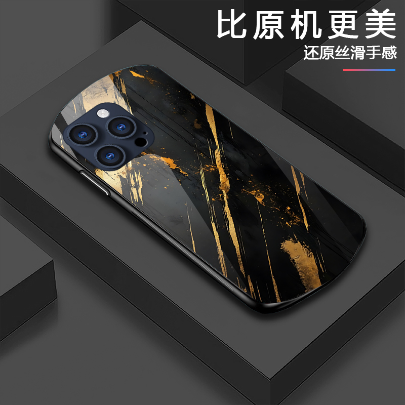 适用小米小众防摔手机壳新款玻璃