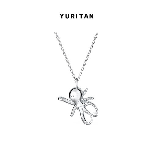 YURITAN男女同款镀金吊坠项链