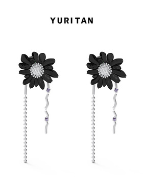 YURITAN雏菊双链耳环