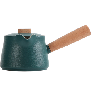 陶瓷侧把茶壶泡茶家用功夫茶具一人喝小茶壶办公室泡茶壶过滤单壶