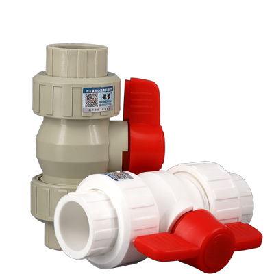ppr双活接阀门全塑球阀果泰塑料