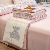 冰丝夏被天丝空调被水洗真丝夏凉被四件套夏天单人双人夏季 薄被子