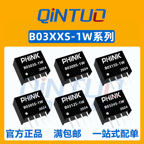 定电压输入2.97~3.63V系列，额定输出功率1W