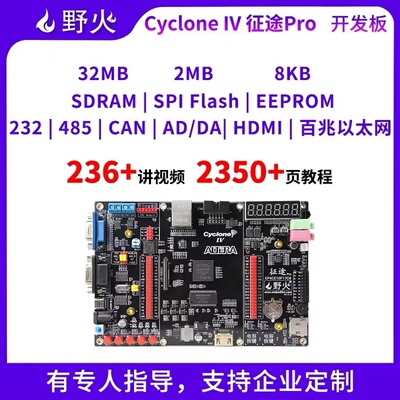野火征途pro FPGA开发板 Cyclone IV EP4CE10 ALTERA 图像处理