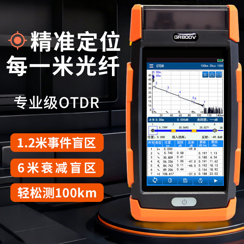otdr光纤测试仪断点寻障仪odtr光缆测试仪光时域反射仪ottr故障检测仪弱光带光整治仪oddr