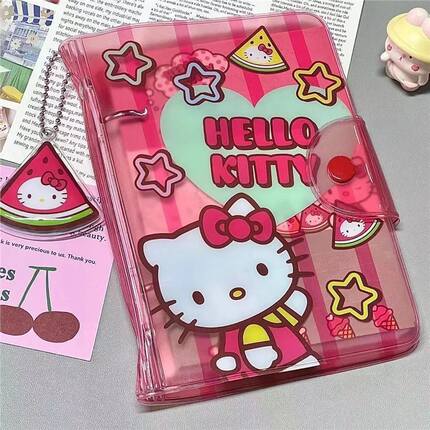 hellokitty活页手账本女孩日系高颜值学生网红日记笔记事本少女心