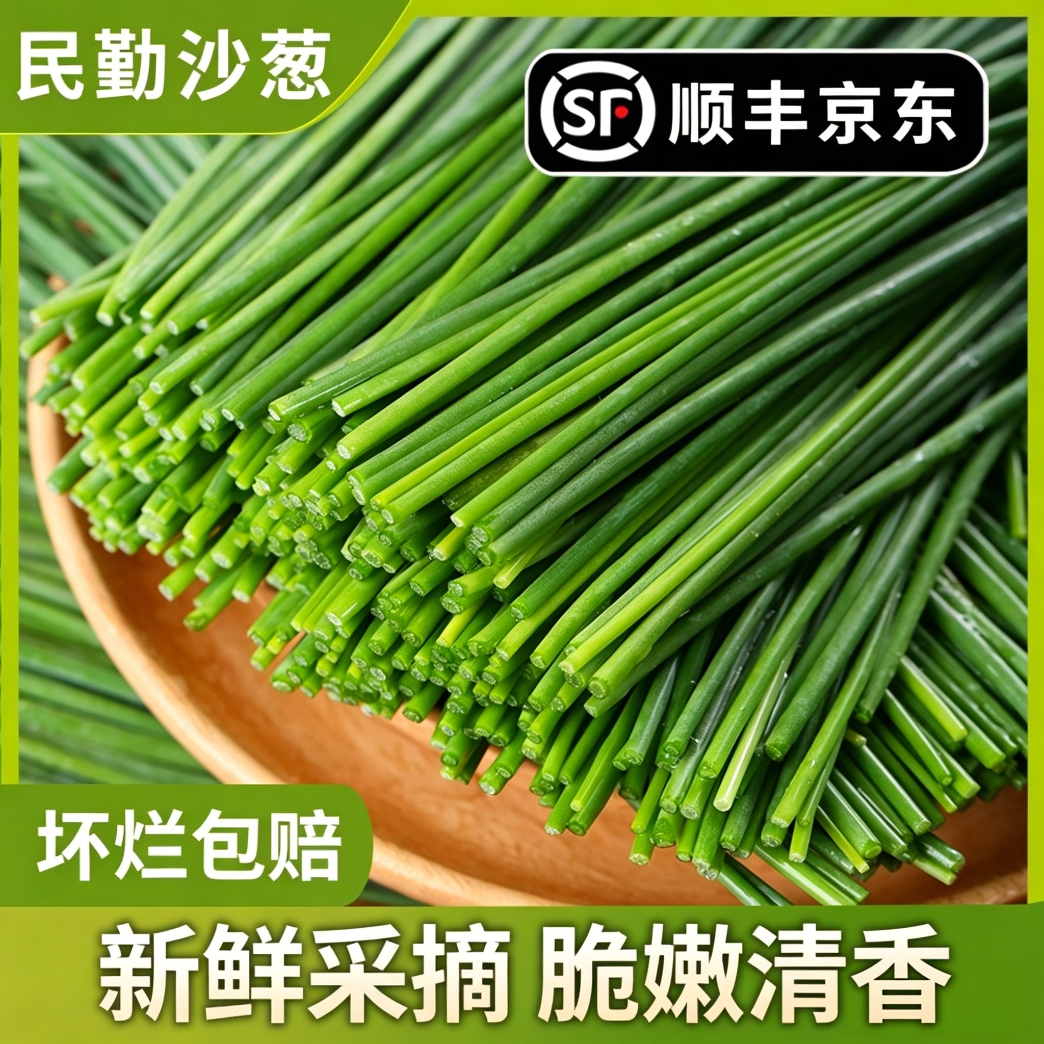 【顺丰京东】沙葱新鲜民勤特产泡沫箱冰袋保鲜1/5斤新鲜蔬菜包邮