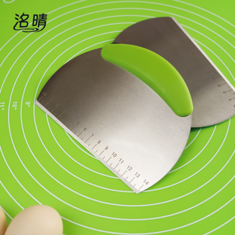 洺晴不锈钢切面刀 家用硅胶刮刀刮板带刻度面粉馒头切刀烘焙工具,厨房/烹饪用具,其它烘焙器具,淘宝优惠券,粉丝福利购,淘宝优惠卷