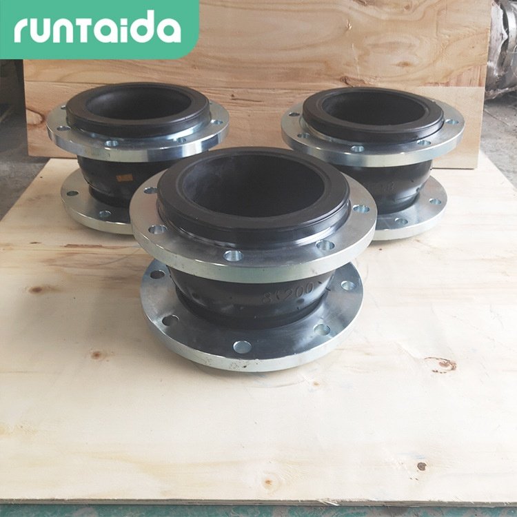 卡箍可曲挠橡胶软连接耐高温法兰避震喉不锈钢单双球体橡胶软接头