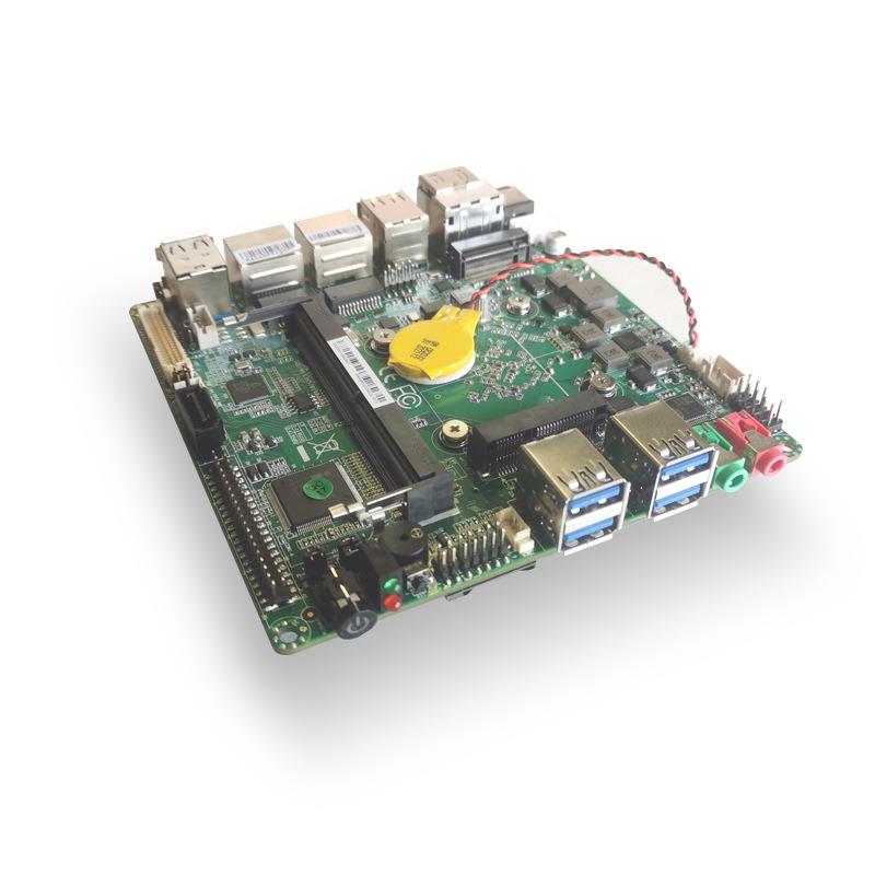 X86双网4串8USB双HDMI无风扇散热 J4125 NANO迷你工业工控小主板