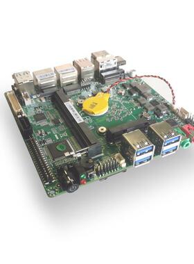 X86双网4串8USB双HDMI无风扇散热 J4125 NANO迷你工业工控小主板