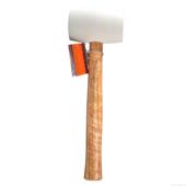 钢盾S088816 胶锤胡桃木柄防震橡胶锤无榔头锤子五金工具16oz锤子