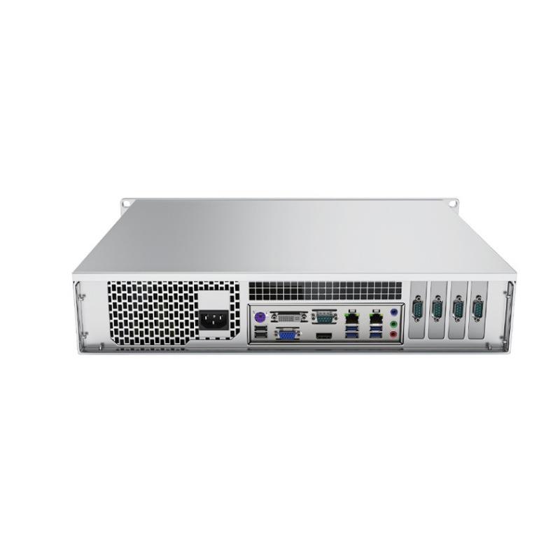 倍控 I7-4770四核2U机架式X86工控机银色B85 ITX双网多串口RS232