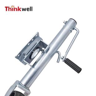 亚马逊爆款 拖车千斤顶带轮旋转拖车插孔6英寸1000LBS跨境厂家 新品