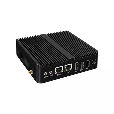 倍控迷你工控机双网口双串口N5105 J6412 N100 J4125全铝无风扇嵌