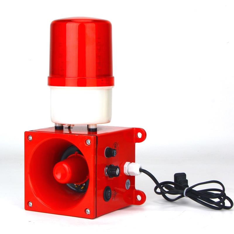 铁道口大功率多功能声光报警器KBJ-11矿用警示灯蜂鸣器YM-BLSK