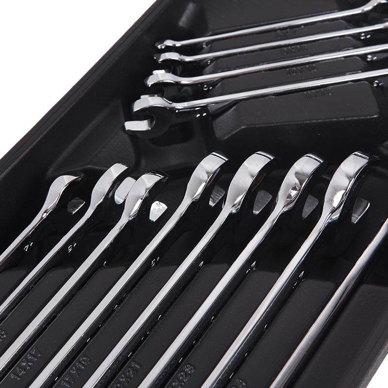 钢盾S025024 12件套双开口扳手综合性组合工具呆扳手6x7-24x27mm,五金/工具,组合套装,淘宝优惠券,粉丝福利购,淘宝优惠卷