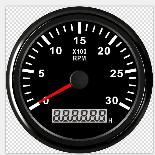 转速表测量发动机飞轮转速可接发电机w线可接转速传感器脉冲信号