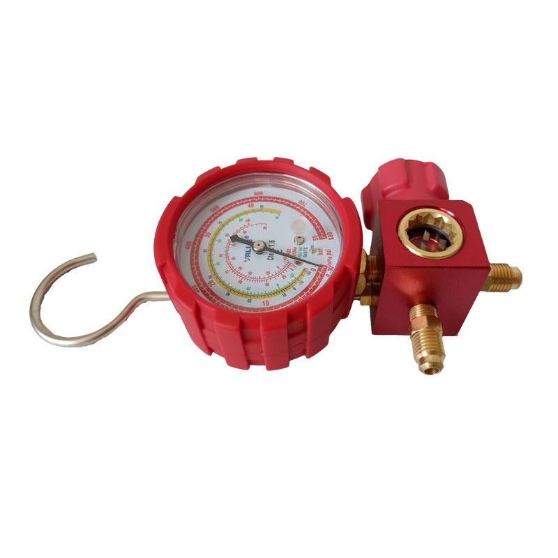 飞越410/22加氟表VMG-1-S-H冷媒雪种压力表 空调加氟充氟单表阀