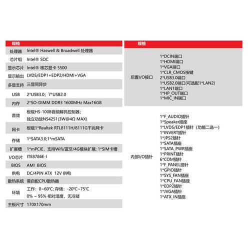 i5的cpu主板 四代 电脑主板套装 16G内存 17x17 电脑一体机主板