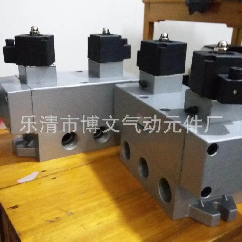 1寸双线圈五口二位换向阀K25D2-25电磁阀换向阀