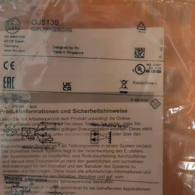 IFM易福门光电开关OJ514