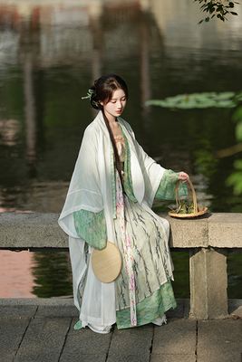 端午粽子宋制汉服己椿观纯麻女书合围春夏现货