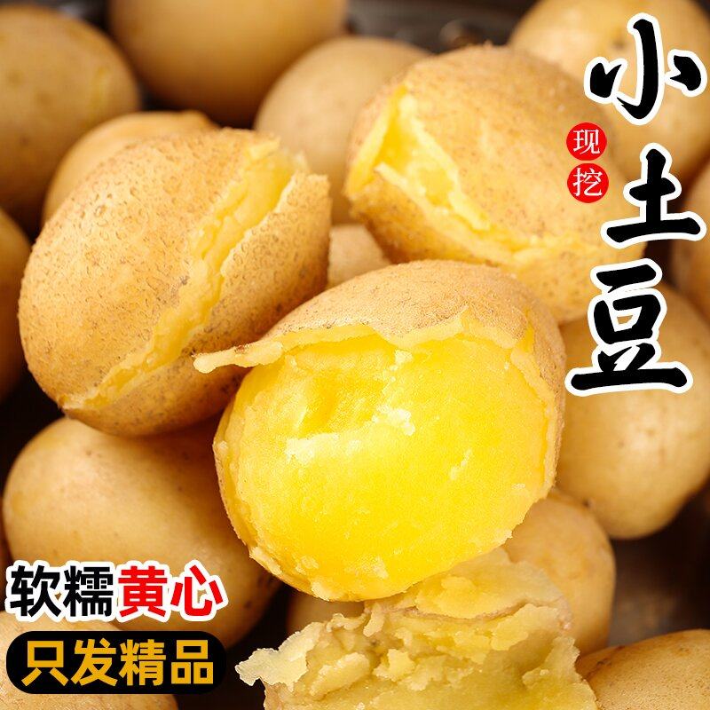 2025黄皮小土豆现挖新鲜黄心土豆新鲜当季蔬菜整箱迷你马铃薯洋芋,水产肉类/新鲜蔬果/熟食,土豆,淘宝优惠券,粉丝福利购,淘宝优惠卷