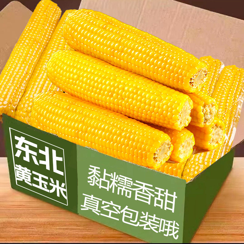 真空黄糯玉米5支,粘糯香甜!