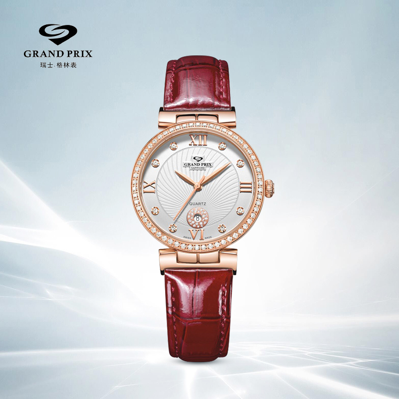 瑞士进口正品格林手表女新品简约气质品牌石英腕表时尚复古88273