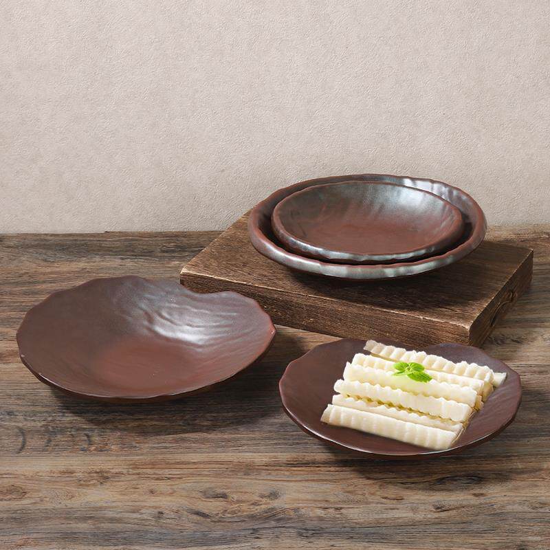 台顺密胺山野间系列山缓缓三出山山野风火锅餐具野山菌酸汤火锅盘
