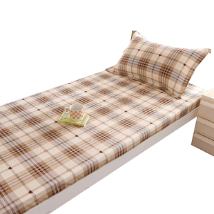 1米一米二宽单人床薄垫用单件床笠1.2米1米m2纯棉全棉床罩床垫套