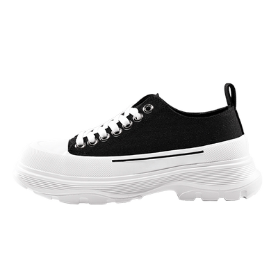 楚麦昆厚底鞋官网旗舰店正品男女鞋春秋情侣厚底帆布鞋增高小白鞋