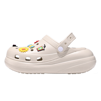 【泡芙版】洞洞鞋超厚底拖鞋