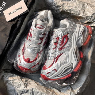 厚底增高运动鞋 异瞳猫眼机甲老爹鞋 冬季 2025新款 潮牌高级感 男女款