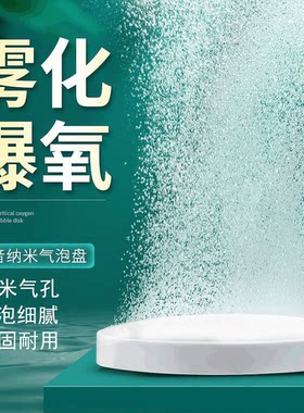 鱼缸爆氧纳米气盘气管三通止逆阀