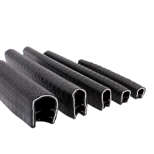 U型包边条橡胶骨架铁板防撞封边条铁皮玻璃防护条开孔护口胶条