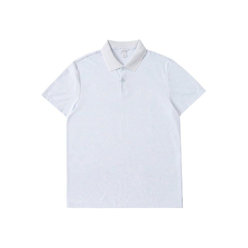 Calvin Klein/凯文克莱 男士翻领短袖POLO衫百搭纯色T恤上衣夏季图片