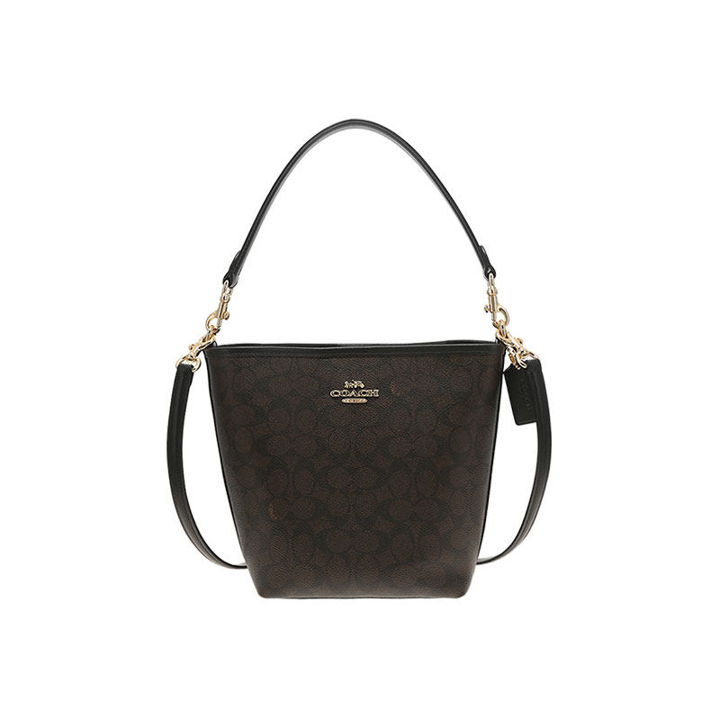 COACH/蔻驰香港直邮 女士PVC配皮单肩手提包 CT800通勤水桶包,箱包皮具/热销女包/男包,通用款女包,淘宝优惠券,粉丝福利购,淘宝优惠卷