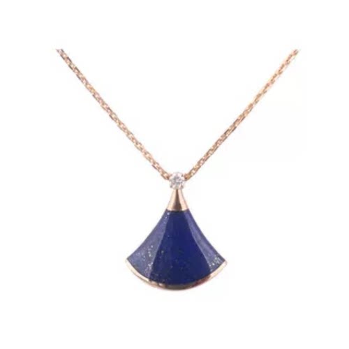 中古95新BVLGARI(宝格丽)DIVAS' DREAM项链750玫瑰金金色